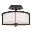 Beaumont Lane 2 Light Ceiling Mount in Bronze