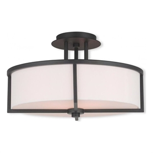 Beaumont Lane 3 Light Ceiling Mount in Bronze