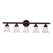 Beaumont Lane 5 Light Bath Light in Bronze
