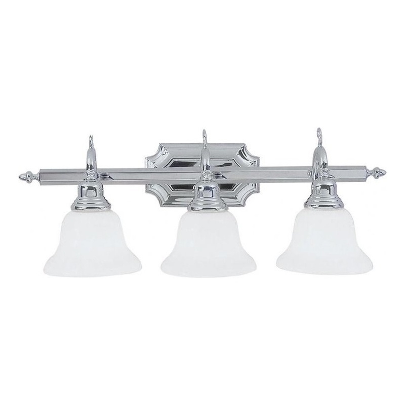 Beaumont Lane 3 Light Bath Light in Chrome