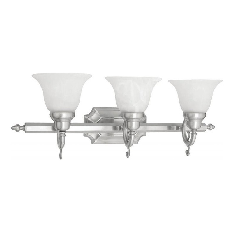 Beaumont Lane 3 Light Bath Light in Brushed Nickel