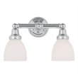 Beaumont Lane 2 Light Bath Light in Chrome