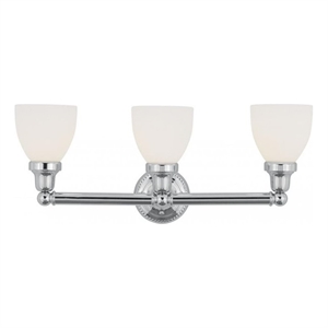 Beaumont Lane 3 Light Bath Light in Chrome