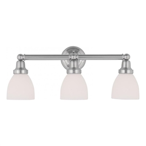 Beaumont Lane 3 Light Bath Light in Brushed Nickel