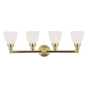 Beaumont Lane 4 Light Bath Light in Polished Brass