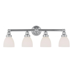 Beaumont Lane 4 Light Bath Light in Chrome