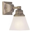 Beaumont Lane Bath Light in Antique Brass