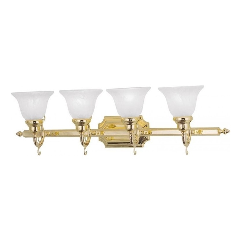 Beaumont Lane 4 Light Bath Light in Polished Brass