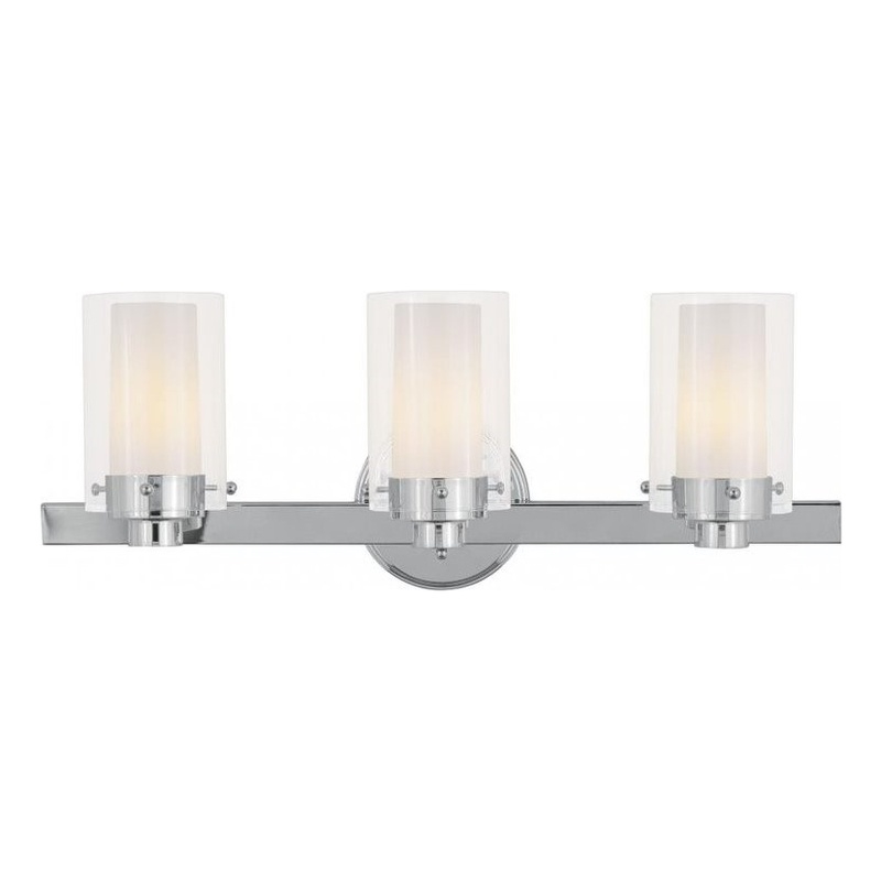 Beaumont Lane 3 Light Bath Light in Chrome
