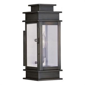 Beaumont Lane Outdoor Wall Lantern in Vintage Pewter