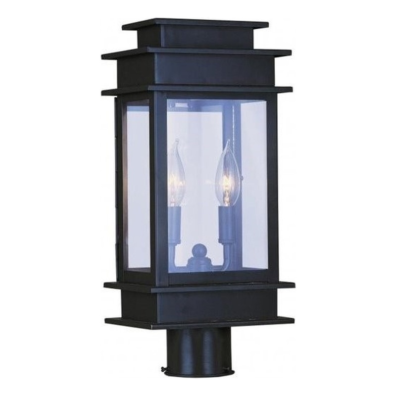 Beaumont Lane 2 Light Outdoor Post Head in Bronze