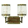 Beaumont Lane 2 Light Bath Light in Hand Painted Palacial Bronze