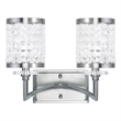 Beaumont Lane 2 Light Bath Light in Brushed Nickel