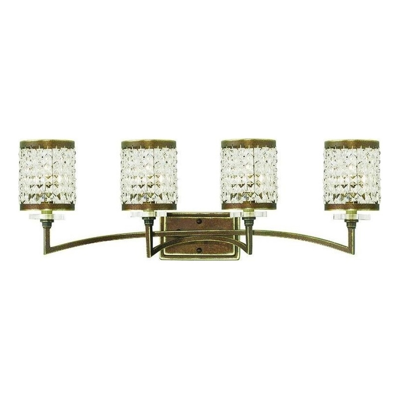 Beaumont Lane 4 Light Bath Light in Hand Painted Palacial Bronze
