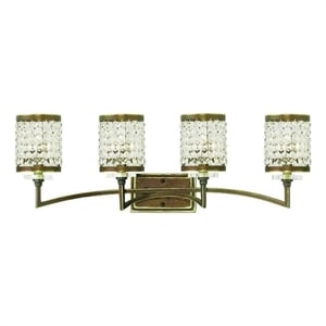 Beaumont Lane 4 Light Bath Light in Hand Painted Palacial Bronze