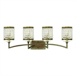 Beaumont Lane 4 Light Bath Light in Hand Painted Palacial Bronze