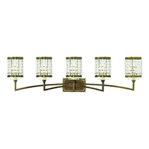 Beaumont Lane 5 Light Bath Light in Hand Painted Palacial Bronze