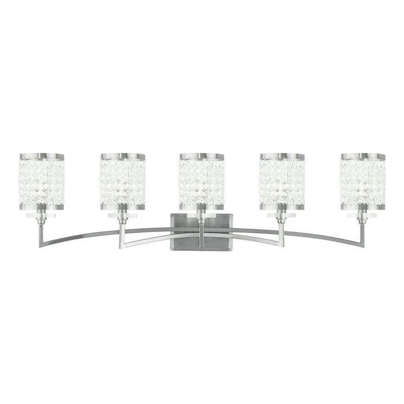 Beaumont Lane 5 Light Bath Light in Brushed Nickel