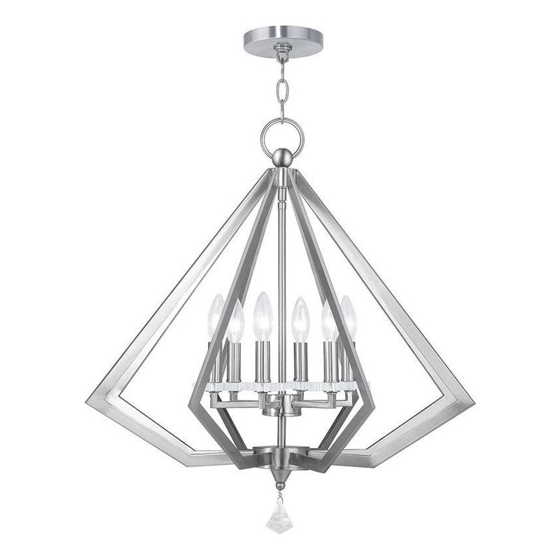 Beaumont Lane 6 Light Chandelier in Brushed Nickel
