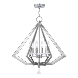 Beaumont Lane 6 Light Chandelier in Brushed Nickel