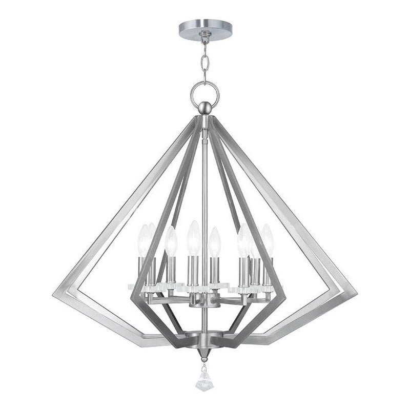 Beaumont Lane 8 Light Chandelier in Brushed Nickel