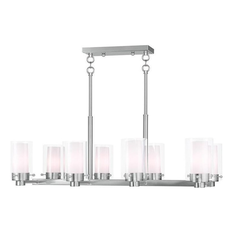 Beaumont Lane 8 Light Chandelier in Brushed Nickel