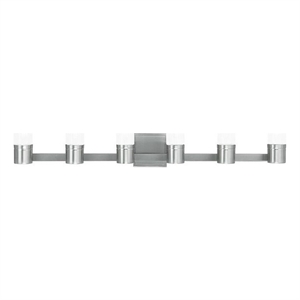 Beaumont Lane 6 Light Bath Light in Brushed Nickel