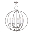 Beaumont Lane 6 Light Chandelier in Brushed Nickel