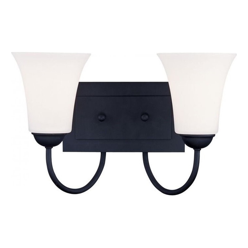 Beaumont Lane 2 Light Bath Light in Black