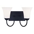 Beaumont Lane 2 Light Bath Light in Black