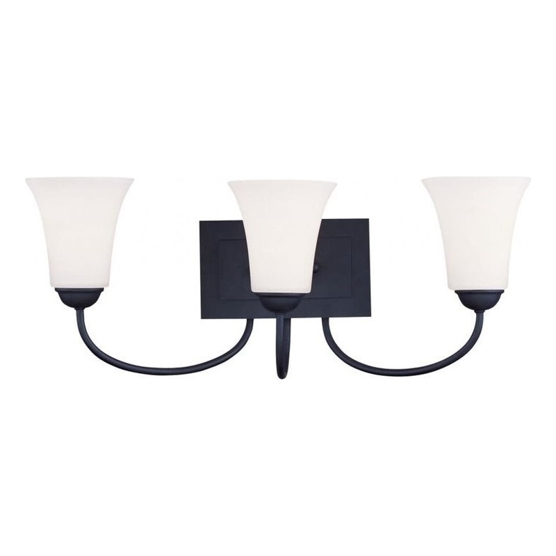 Beaumont Lane 3 Light Bath Light in Black