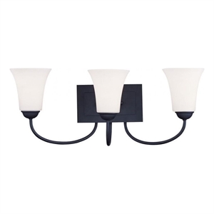 Beaumont Lane 3 Light Bath Light in Black