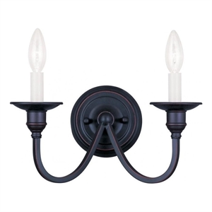 Beaumont Lane 2 Light Wall Sconce in Olde Bronze