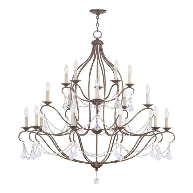 Beaumont Lane 20 Light Chandelier in Venetian Golden Bronze