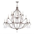 Beaumont Lane 20 Light Chandelier in Venetian Golden Bronze
