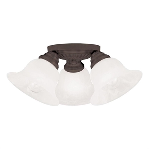 Beaumont Lane 3 Light Ceiling Mount in Bronze