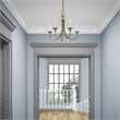 Beaumont Lane 5 Light Chandelier in Antique Brass