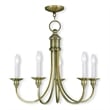 Beaumont Lane 5 Light Chandelier in Antique Brass