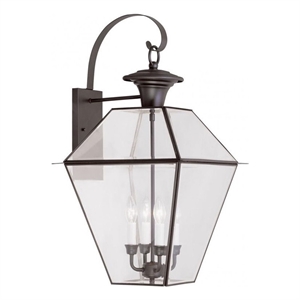 Beaumont Lane 4 Light Outdoor Wall Lantern in Bronze