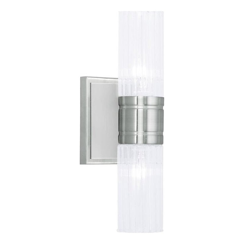 Beaumont Lane 2 Light Bath Light in Brushed Nickel