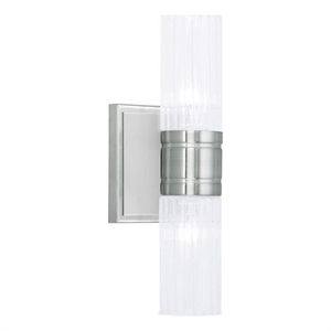 Beaumont Lane 2 Light Bath Light in Brushed Nickel