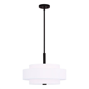 Beaumont Lane 4 Light Pendant in Bronze