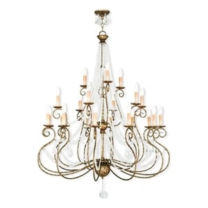 Beaumont Lane 21 Light Foyer Chandelier in European Bronze