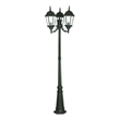 Beaumont Lane 3 Light Outdoor Post Light in Textured Black