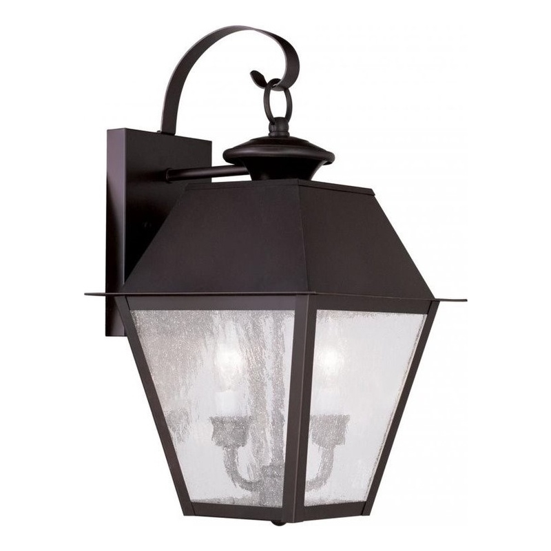 Beaumont Lane 2 Light Outdoor Wall Lantern in Bronze
