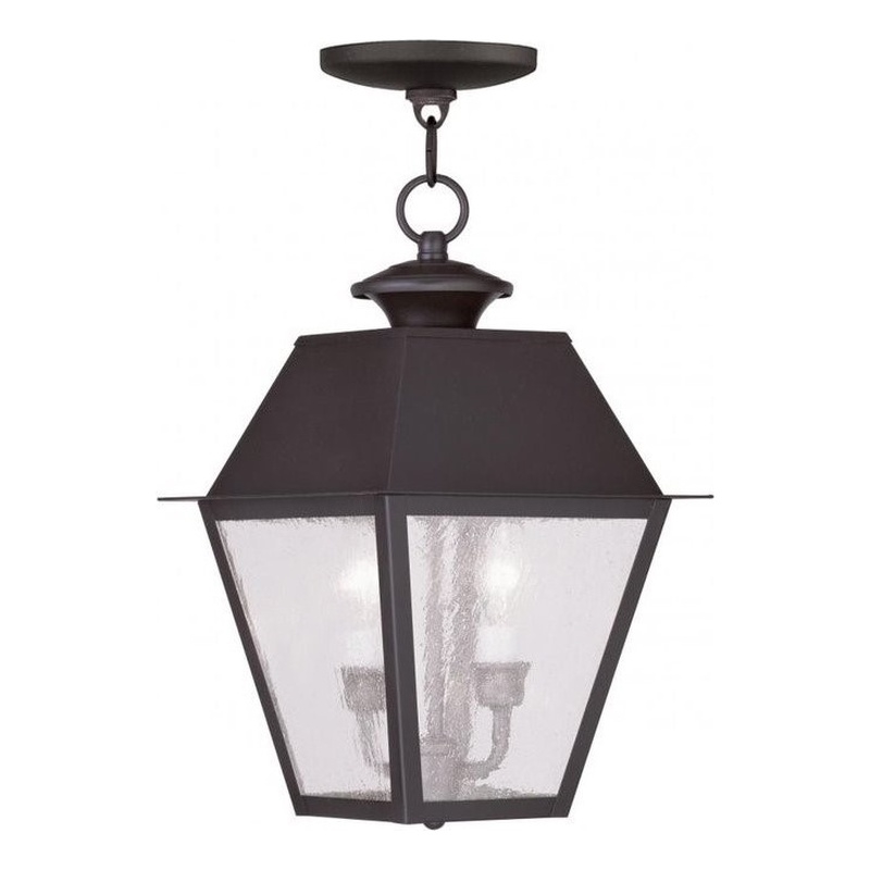 Beaumont Lane 2 Light Outdoor Chain Hang in Bronze