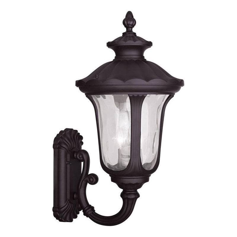 Beaumont Lane 3 Light Outdoor Wall Lantern in Bronze