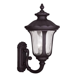 Beaumont Lane 3 Light Outdoor Wall Lantern in Bronze