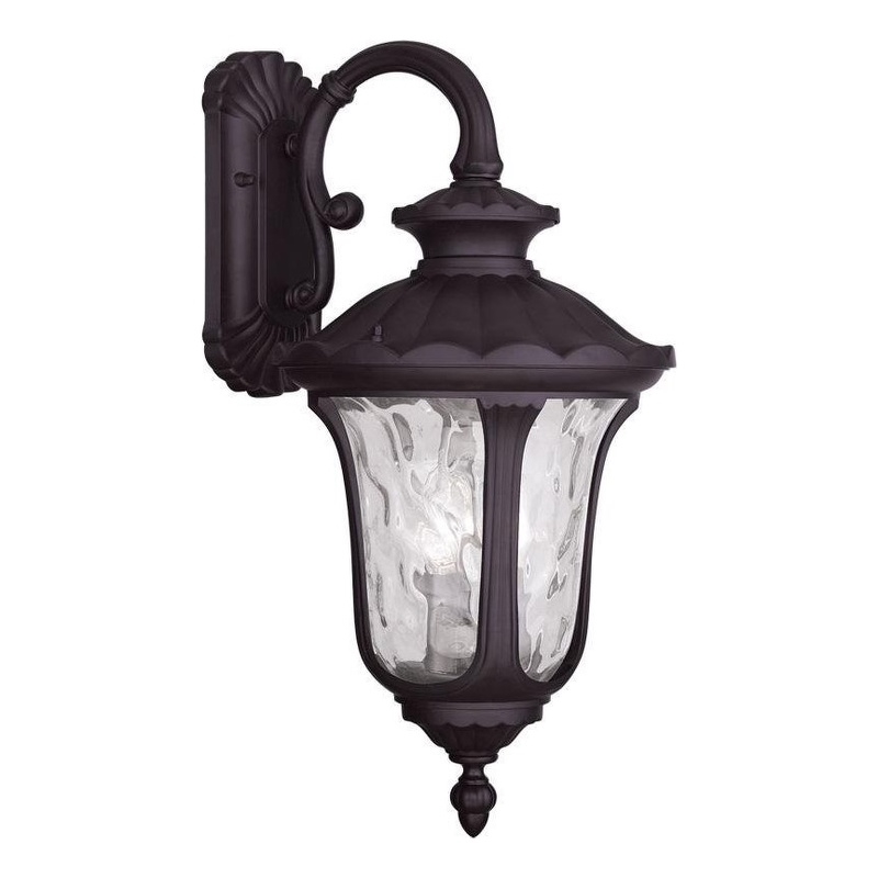 Beaumont Lane 3 Light Outdoor Wall Lantern in Bronze