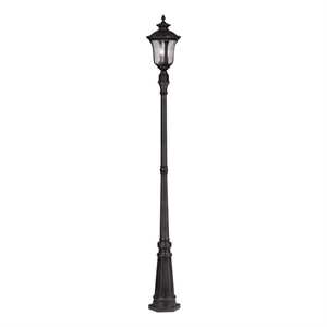 Beaumont Lane 3 Light Outdoor Post Head in Bronze